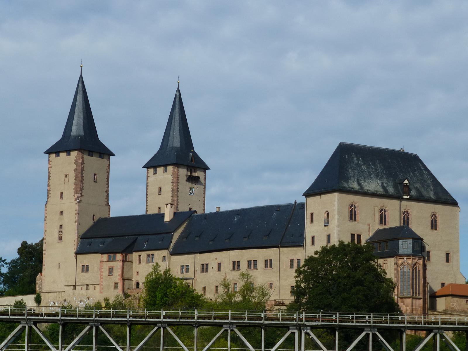 Die beiden Jupen prägen das Bild des Rochlitzer Schlosses.