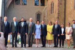 Kabinettssitzung auf Schloss Rochlitz