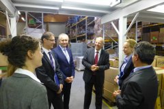 Besuch in Rochlitz und Hartmannsdorf durch Staatsministerin von Schorlemer
