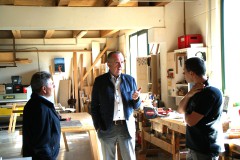 Firmenbesuch in der Tischlerei Büttner