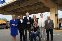 Eröffnung eines Ladeparks an der A4