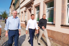 Unterwegs mit dem Ministerpräsidenten in Rochlitz