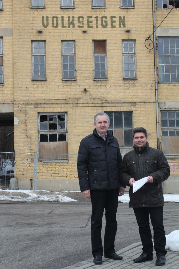 Fördermittelbescheid für den Abriss der Industriebrache Obere Hauptstraße 64 in Hartmannsdorf