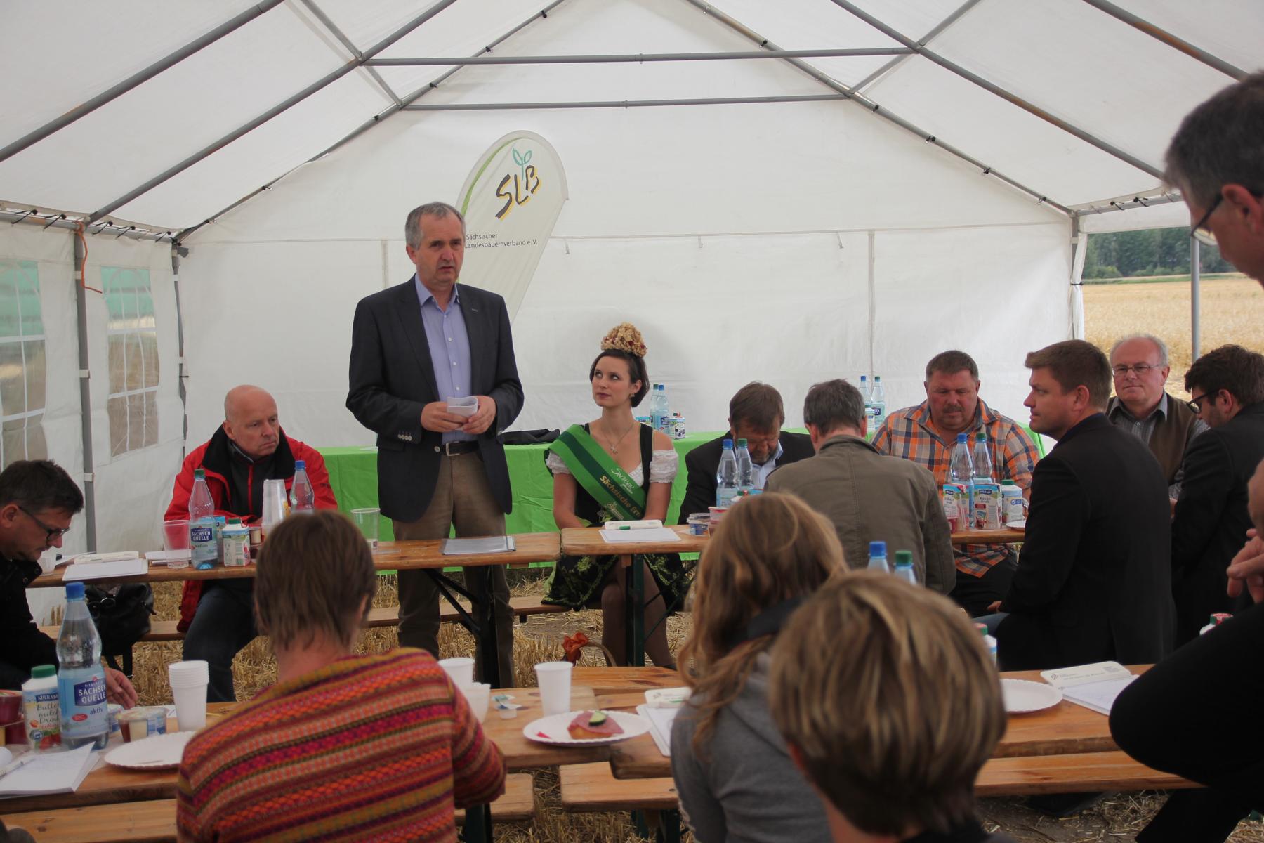 Ernte-Pressekonferenz