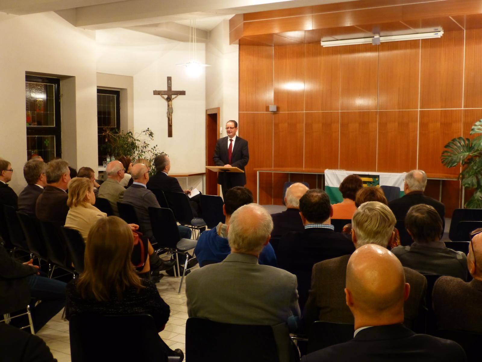 Steffen Flath MdL bei seiner Rede zum konservativen Fundament.