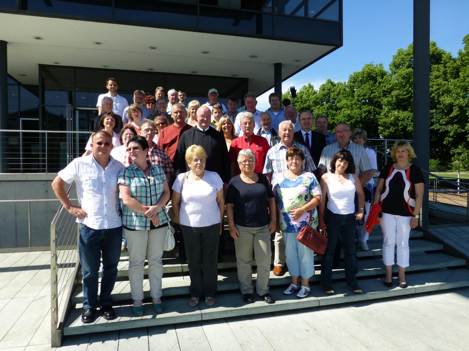 Gruppenfoto der Besucher