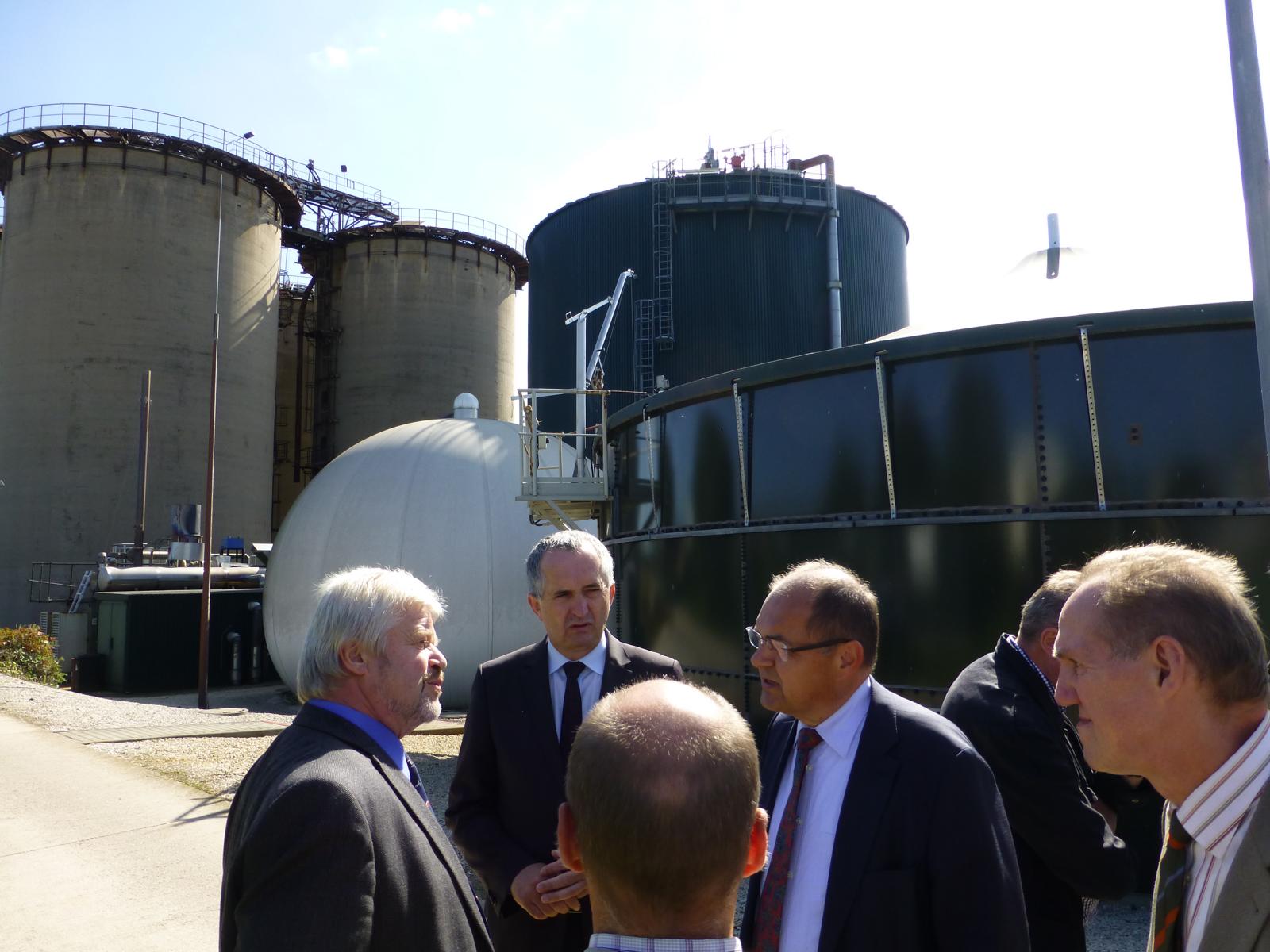 Biogasanlage zum heizen der Claußnitzer Oberschule